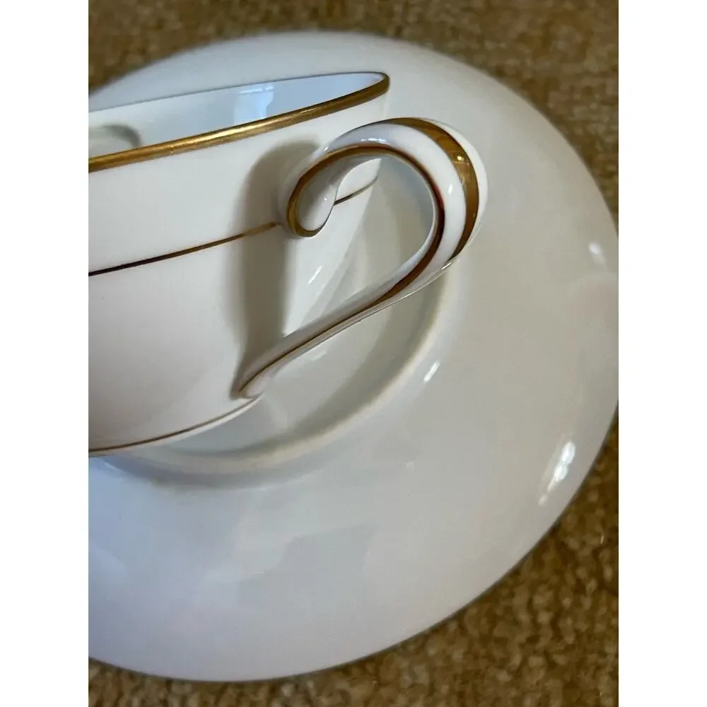 Lovely Vintage Noritake Flat Cup & Saucer Set Japan